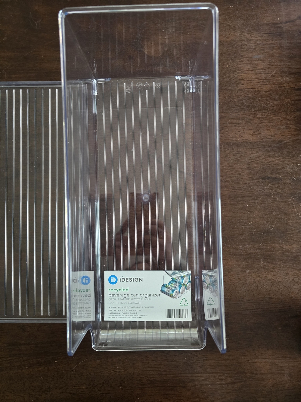 iDESIGN Recycled Beverage Can Organizer - Clear